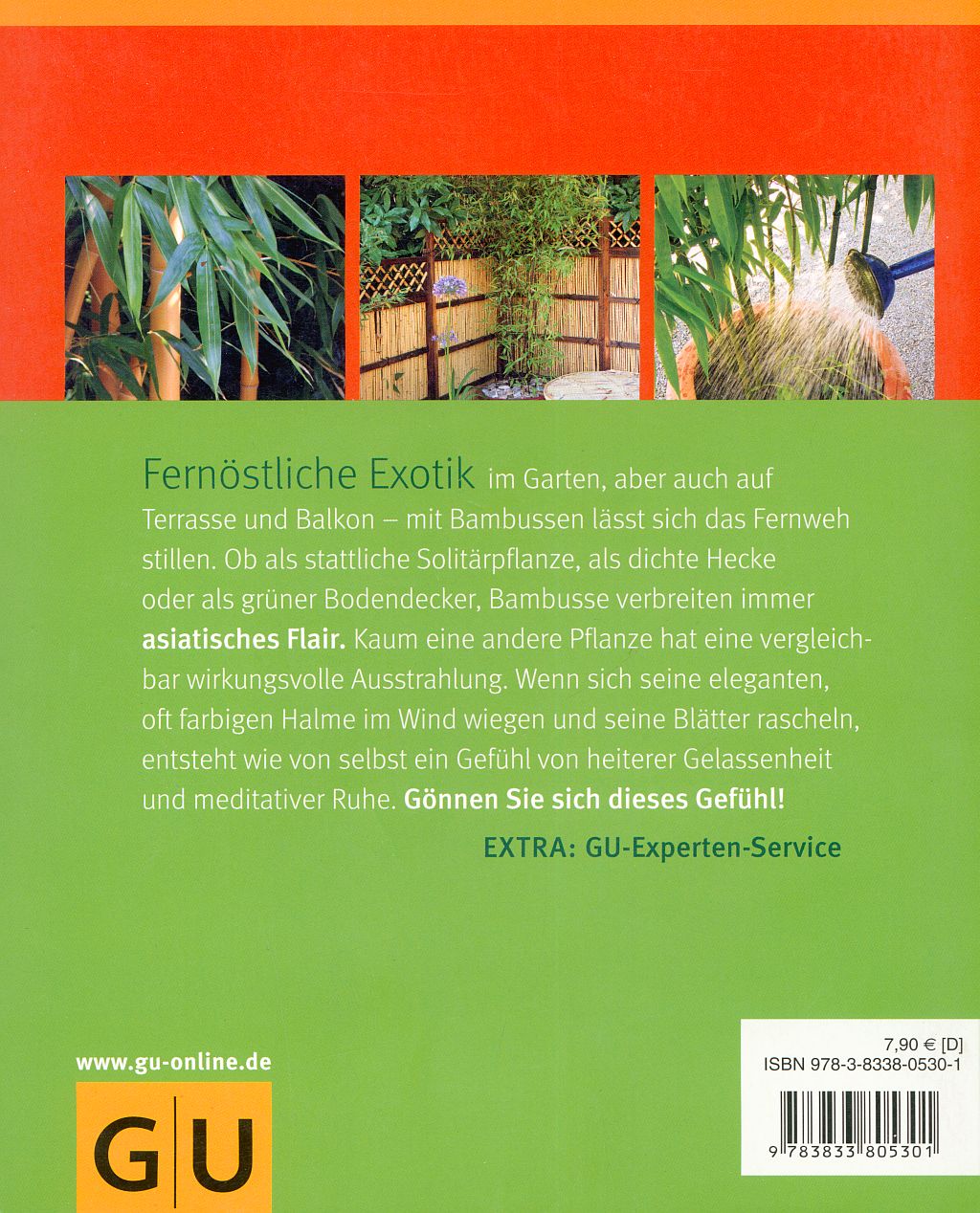 Bambus Buch Back Cover Hinweise