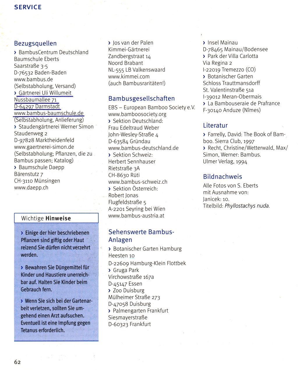 Unsere Buchempfehlung über Bambusbäume und Pflanzungen